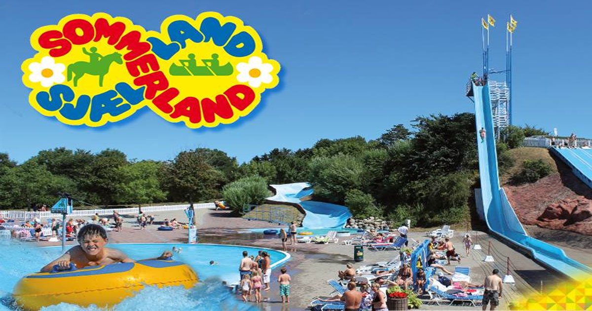 Få en dejlig dag i Sommerland Sjælland når i lejer sommerhus